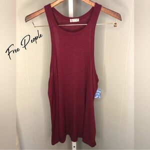 🌺CLEAR OUT ITEM🌺 ⭐️NWT Free People Long Beach tank top *minor flaw*